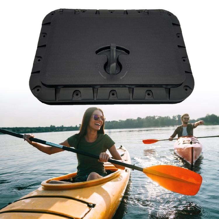 Lockable Square Deck Hatches Seal ABS Construction 19x29cm Interior Suitable For Kayak Canoes Marine Vessels Watercrafts