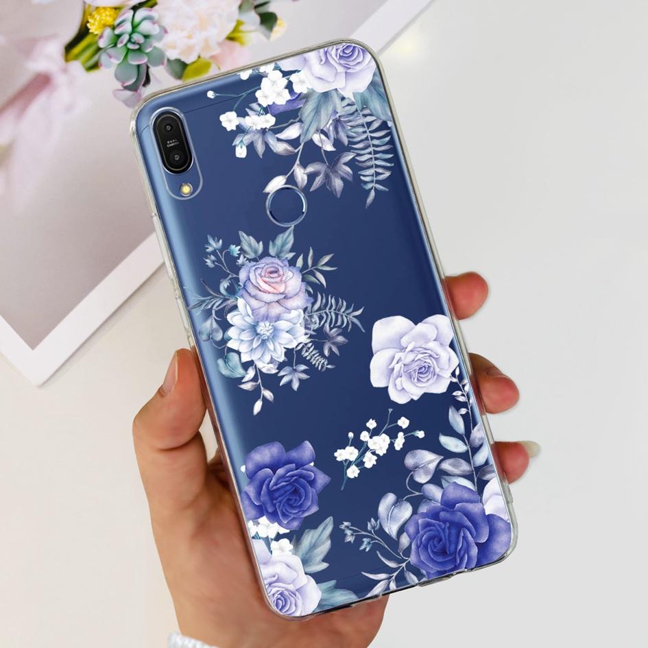 5.99" Case For Asus Zenfone Max Pro (M1) ZB601KL ZB602K Cover X00TDB Fashion Pattern Clear Soft Silicone Fundas Phone Back Cover