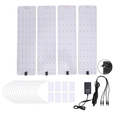 12V Panel Plant Light 600 Beads 6 Brightness Levels Memory and Timer Function LED Grow Light for Off