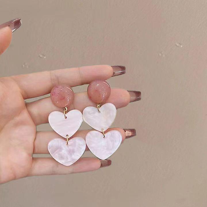 2024 Trendy Colorful Flower Stud Earrings for Women - Summer Fresh Design