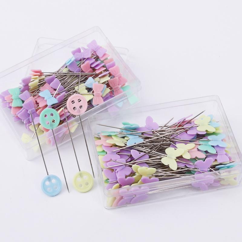 Metallic Pearl Head Pins for DIY Sewing and Crafting