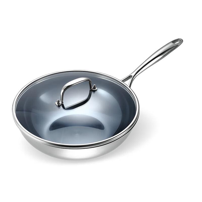 Deshilon DFS-C935 30cm Titanium Coating-Free Healthy Wok