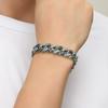 Korean Style Starry Sky Alloy Couple Bracelet With Geometric Design For Travel Gift