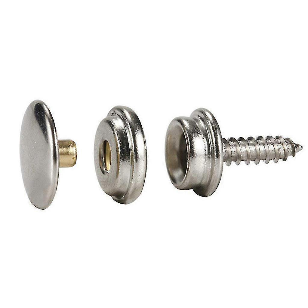 10 Sets Stainless Steel Tapping Snap Fastener Kit Tent Marine Yacht Boat Canvas Cover Tools Sockets Buttons