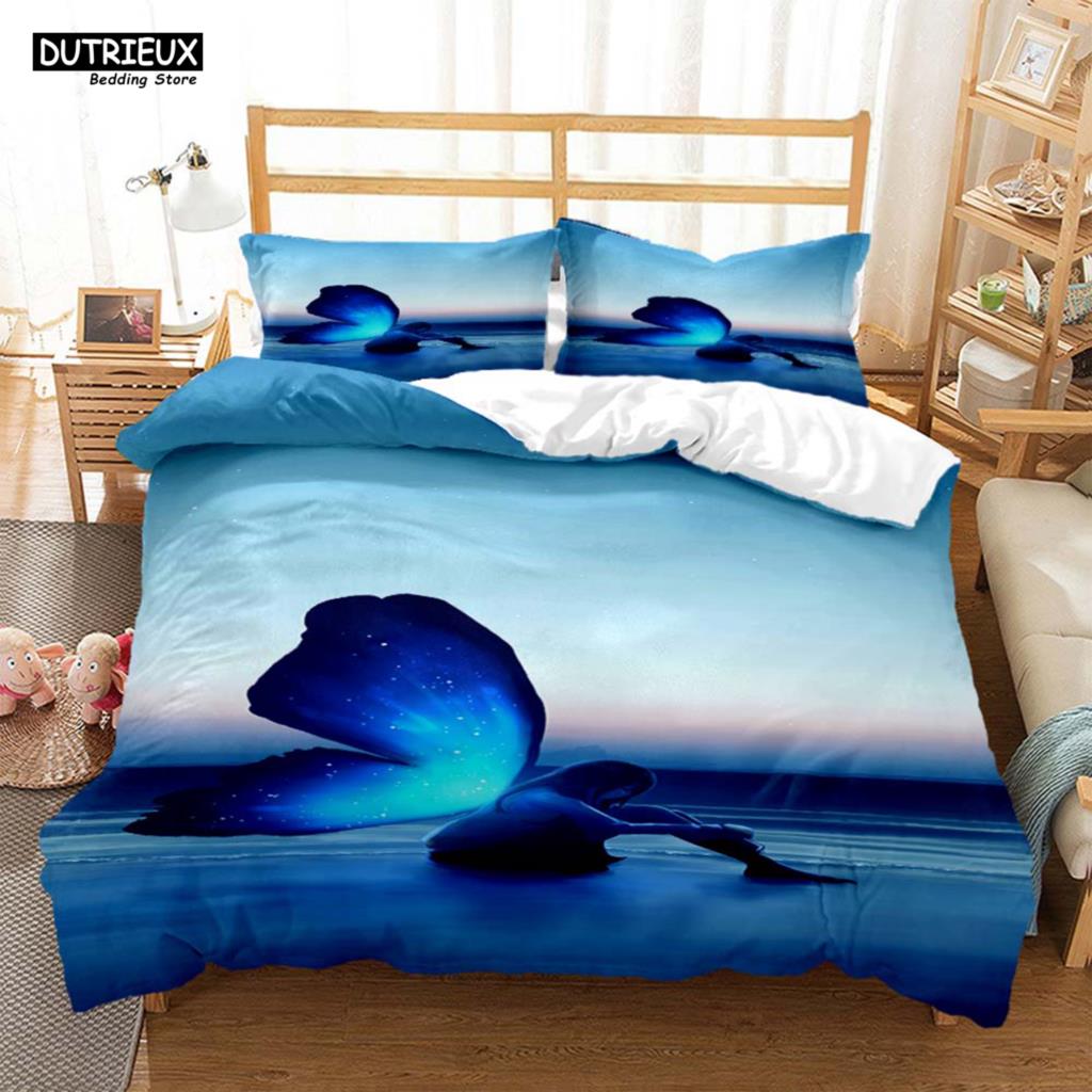 Simple And Atmospheric Butterfly Printed Bedding Soft And Comfortable Comforter Bedding Sets Complete Size Customizable