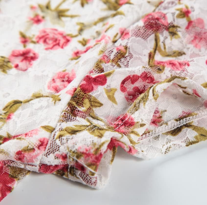 ProDance and Black Floral Ballet Leotard PLHI005B L Red, Green, High-Neck (Size (165), Red)