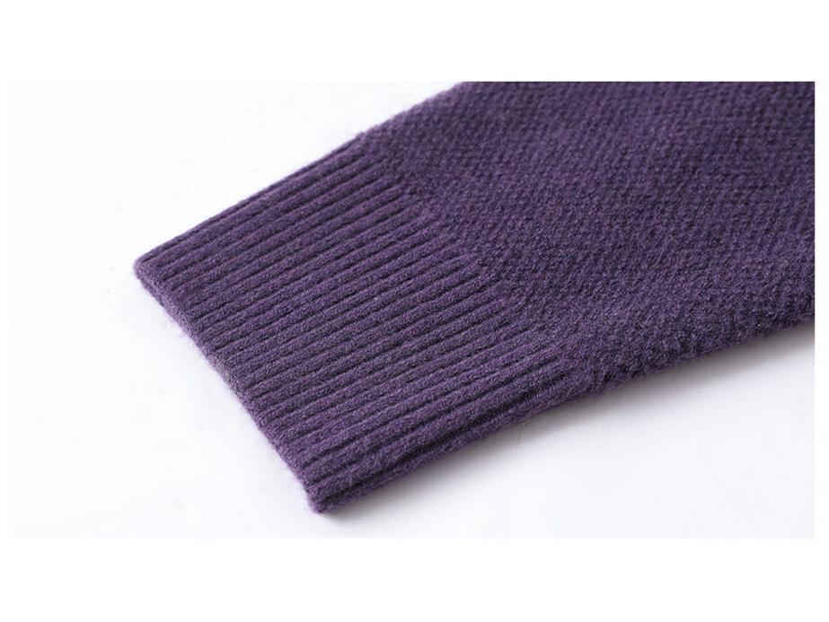 Eleganter Damen Herbst Langarm Woll-Cardigan - Stilvolle, Basic Strickware für Frühling & Herbst