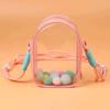 Labubu Protect Case Labubu Sitting Party 15cm Cotton Doll Shoulder Pain Bag PVC Storage Bag Labubu