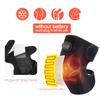 Electric Shoulder Brace Heated Knee Massager Vibration Massage Black Support Strap with Adjustable Three Levels of Heating