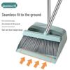 3-in-1 Rotatable Broom, Dustpan & Scraper Set