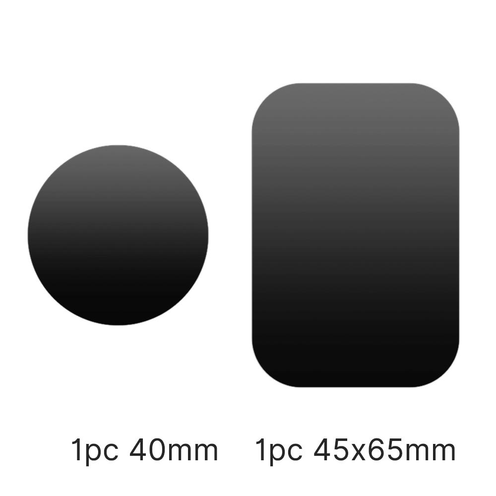 Metal Plate Disk For Magnetic Car Phone Holder Stand Replacement Metal Plate Kit With Adhesive For Magnet Mobile Holder Mount