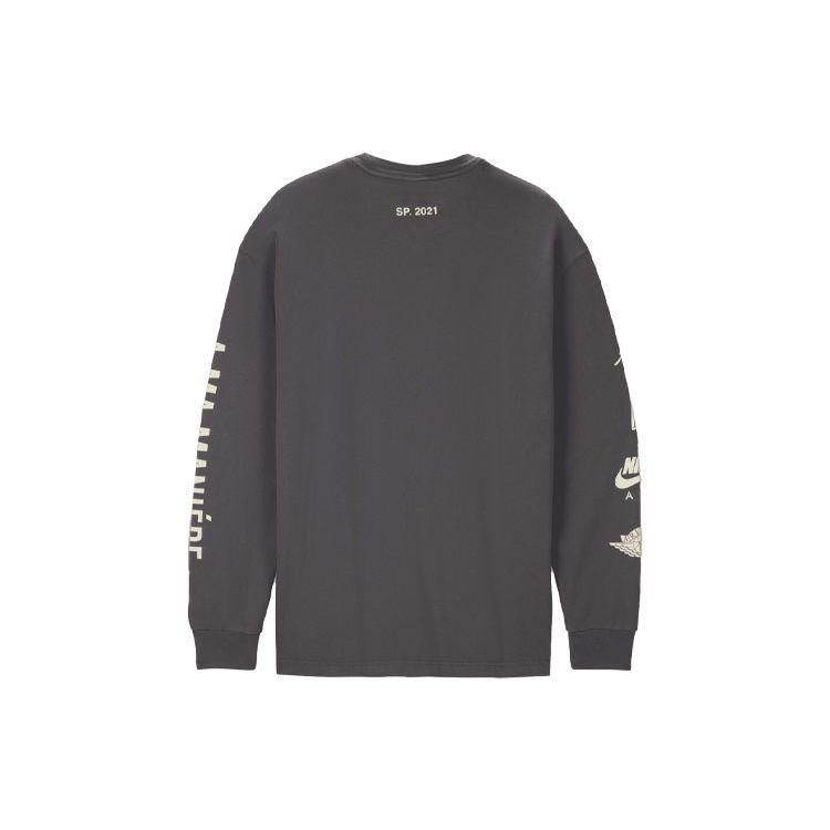 Jordan XA – Ma Maniere – L/S-T-Shirt (Asiatische Größen) Grau Herren Streetwear CV3449-099