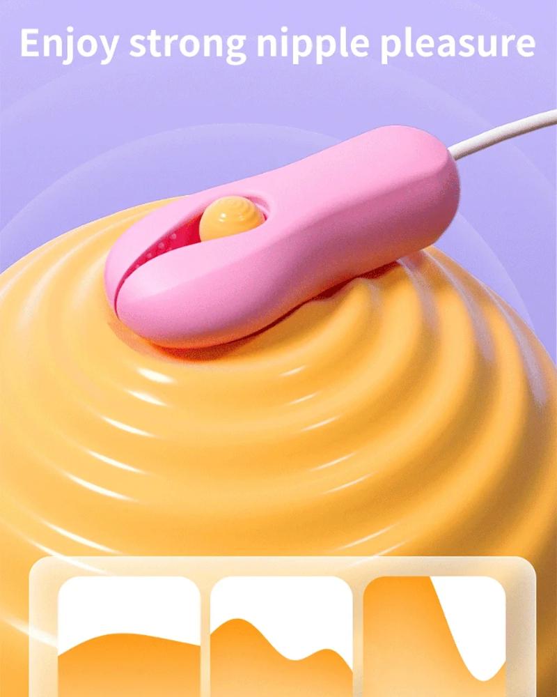 10 Modes Electric Nipple Clamp Breast Massage Vibrator Enhancer Bondage Adult Stimulator Sex Toys For Women Couples Female