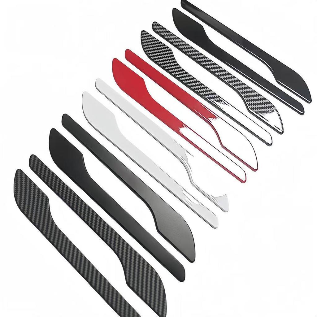 Tesla Model Y/3 Refreshed Car Door Handle Carbon Fiber Scratch-Resistant Sticker
