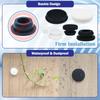 125Pieces Rubber Plugs for 1/5" 1/4" 3/8" 1/2" 5/8" 3/4" 1" Holes Silicone Durability Smooth Surfaces Easy to Install