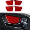 For Toyota RAV4 2013-2018 Accessories Window Switch Panel Red | Real Carbon Fiber, for Toyota RAV4 2013 2014 2015 2016 2017 2018, Interior Trim