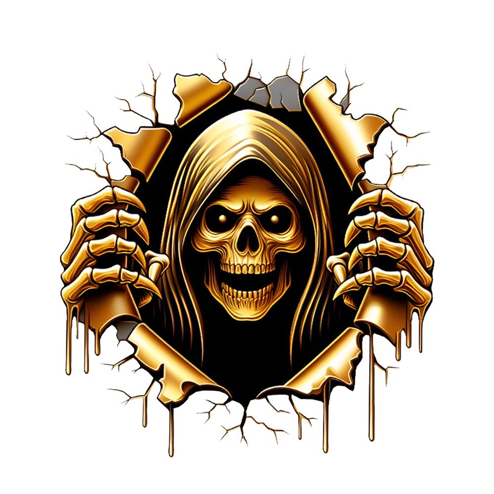 Halloween Autoaufkleber Lustige 3D Fahrzeugaufkleber Halloween Gothic Auto Dekorationsaufkleber für SUV Fenster Motorrad Auto Zubehör