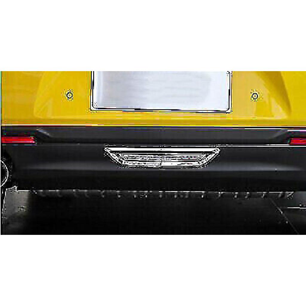 Rear Bumper Fog Light Lamp Cover Trim Bezels For Chevrolet Camaro 2017+ Chrome