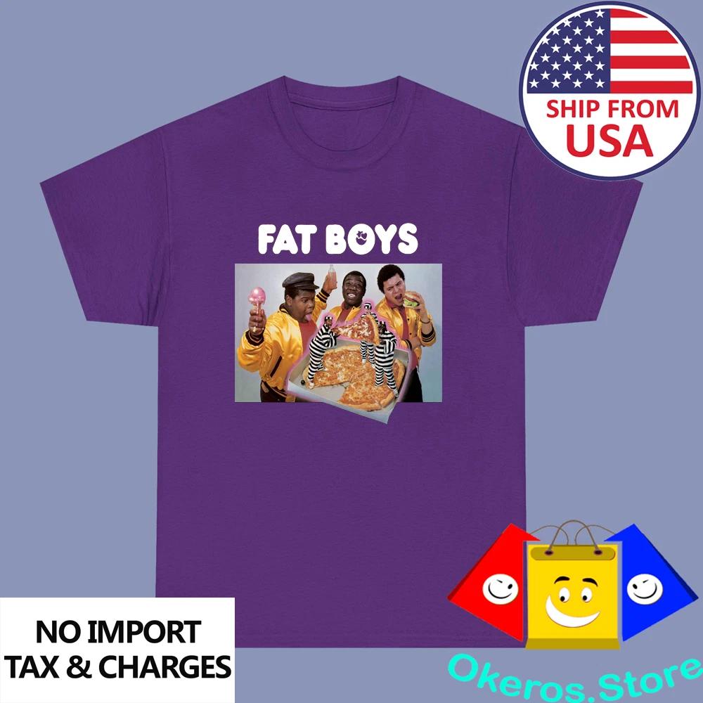Fat Boys Old School Pizza Men s Purple Size S to 5XL 2XL