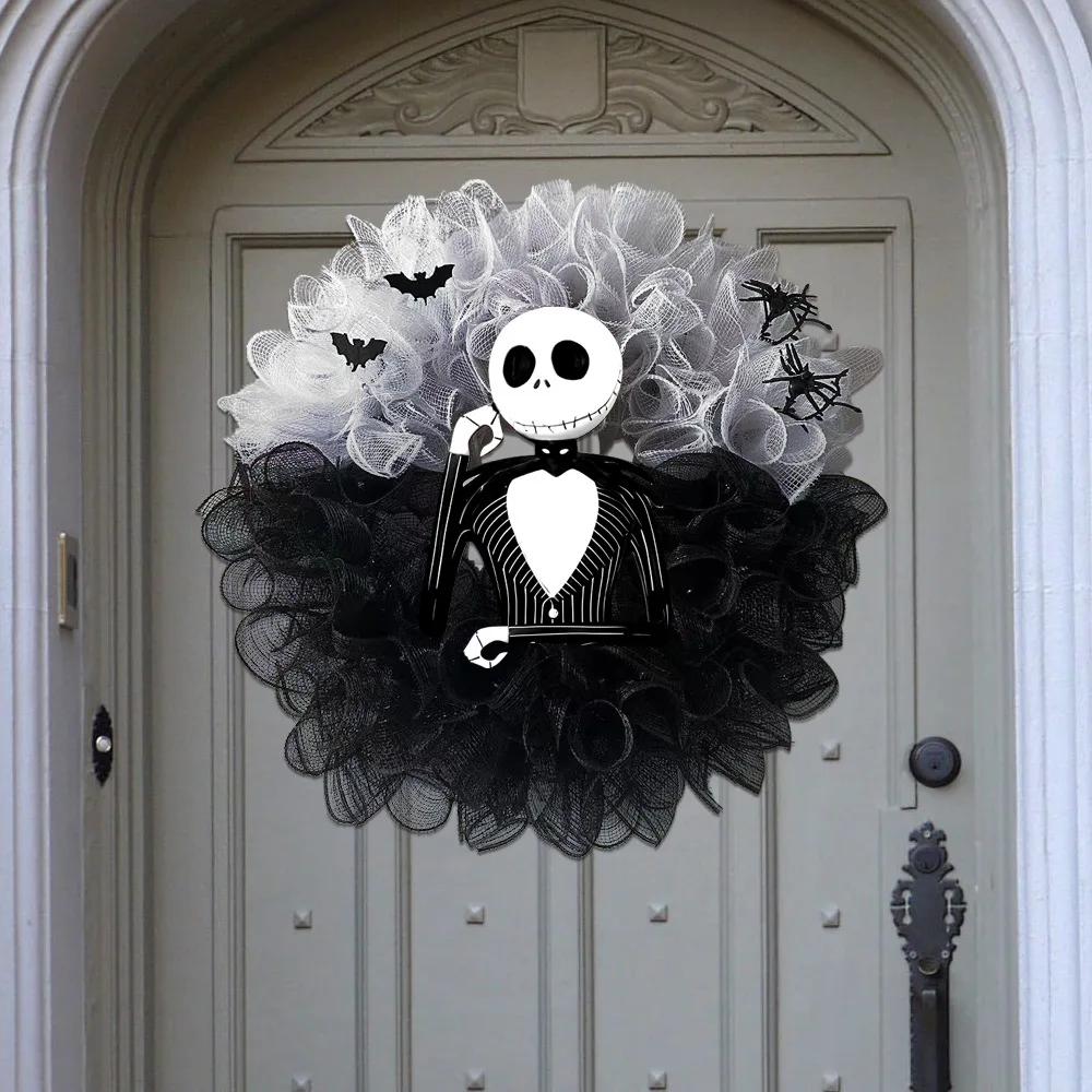New Halloween Skull Skeleton Holiday Atmosphere Decoration Simulation Corolla Ghost Party Decoration