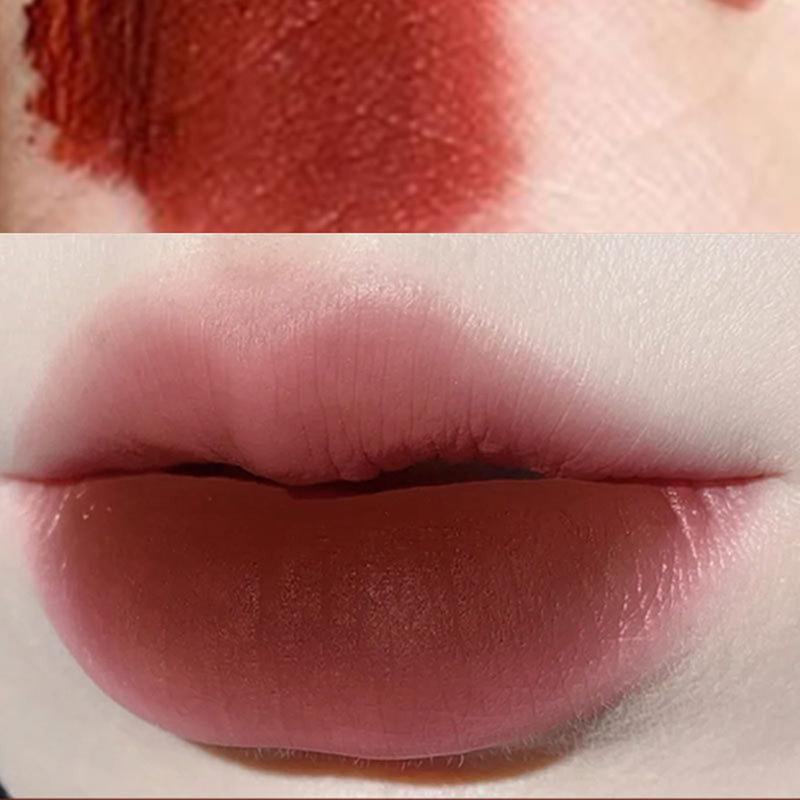Herorange Velvet Matte Lip Gloss Glaze Waterproof Long-Lasting Liquid Lipsticks Tint Silky Texture Pigment Cosmetics