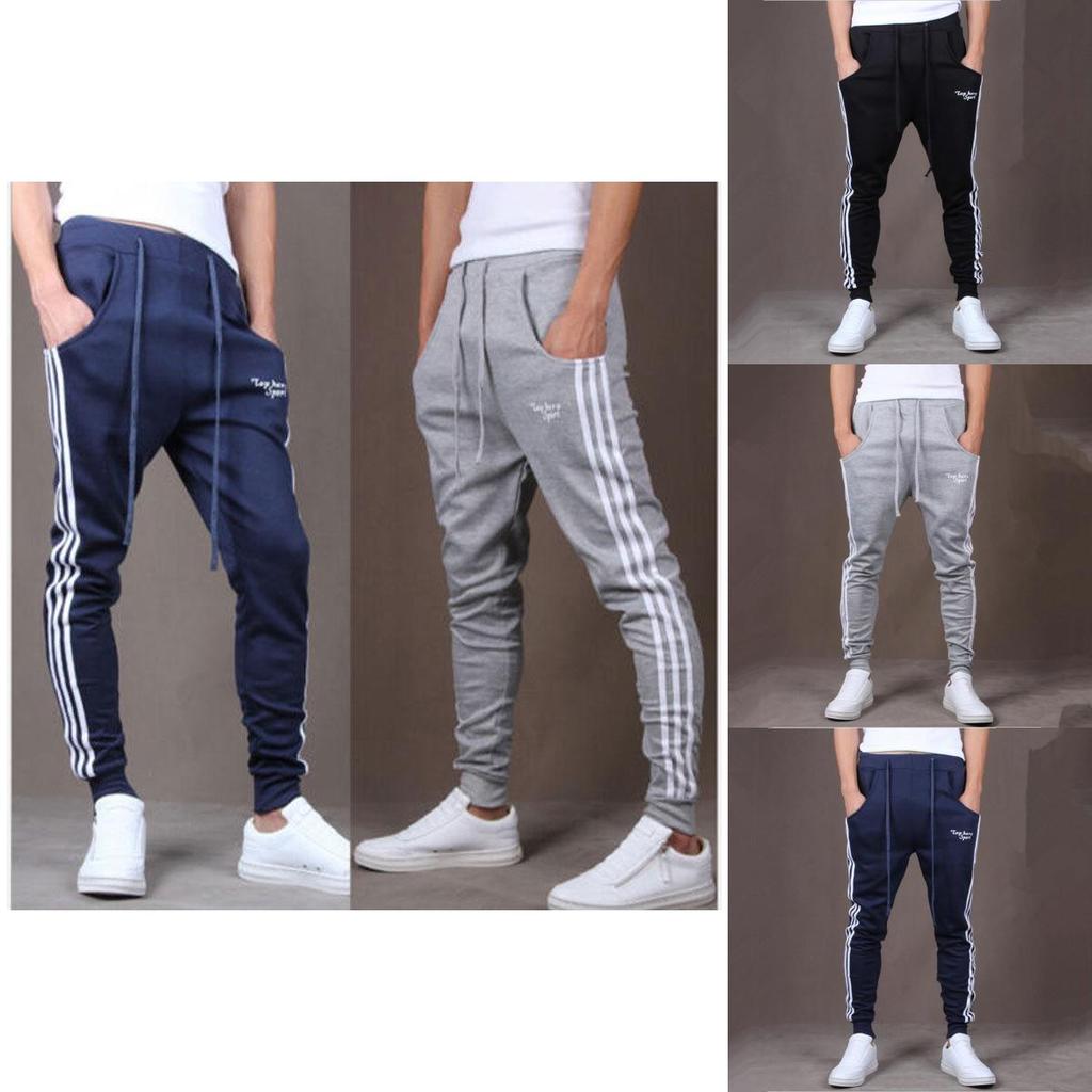Versatile Mens Sport Pants Long Trousers Perfect For Workout And Casual Wear