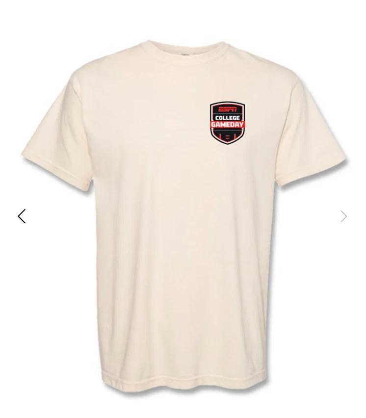 Texas Tech Red Raiders ESPN College Gameday “Live in Lubbock” Official Ivory Tee 3XL