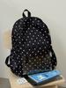 Schoolbag Korean Version Ins Storm Point Backpack Female Simple Small Fresh Cute Backpack Large Capacity Junior High School Student Schoolbag