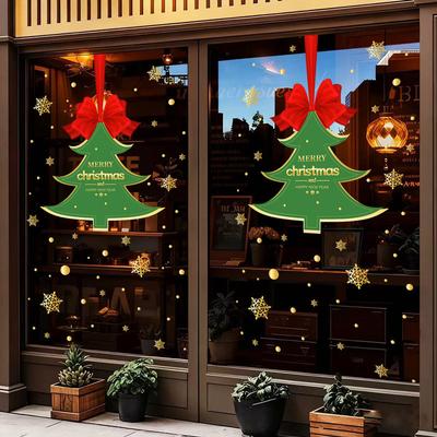 Christmas Decoration Glass Stickers