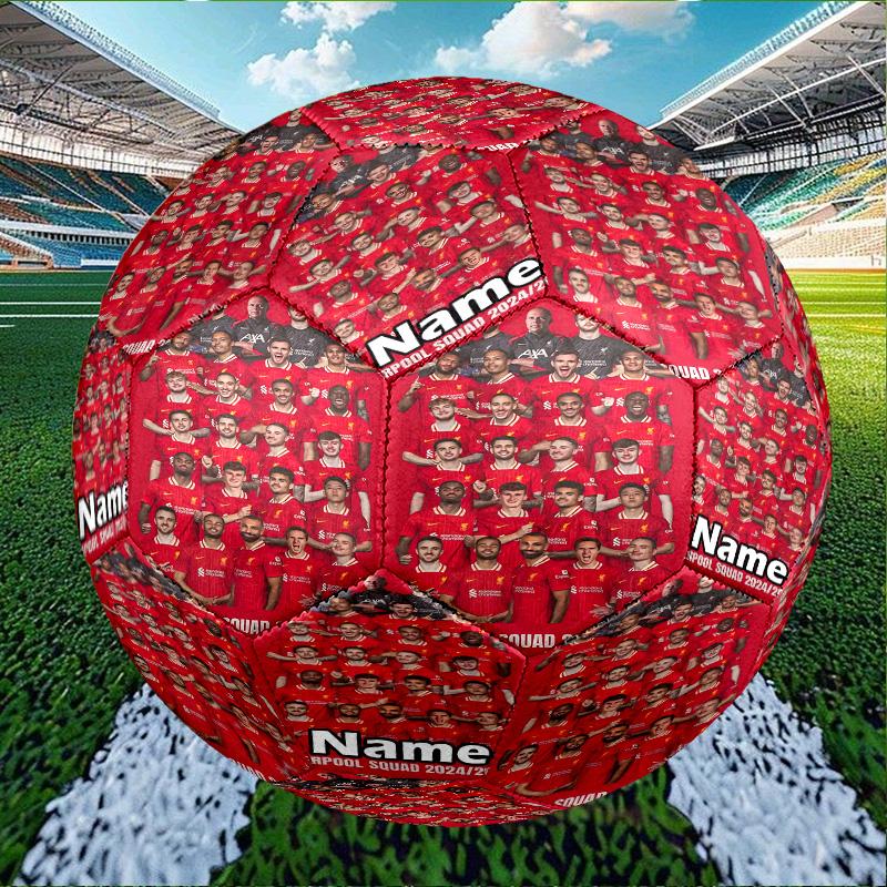 Individueller Name Personalisierte Fußballmannschaft F.C-A Druck Größe 5 Fußball Training & Spiel Fußball, für Team, Kicken, Geschenk für Fußball-Enthusiasten