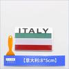 Etichettatura in alluminio Emblema Auto Styling Germania Inghilterra Italia Francia USA Bandiera Distintivo Adesivo