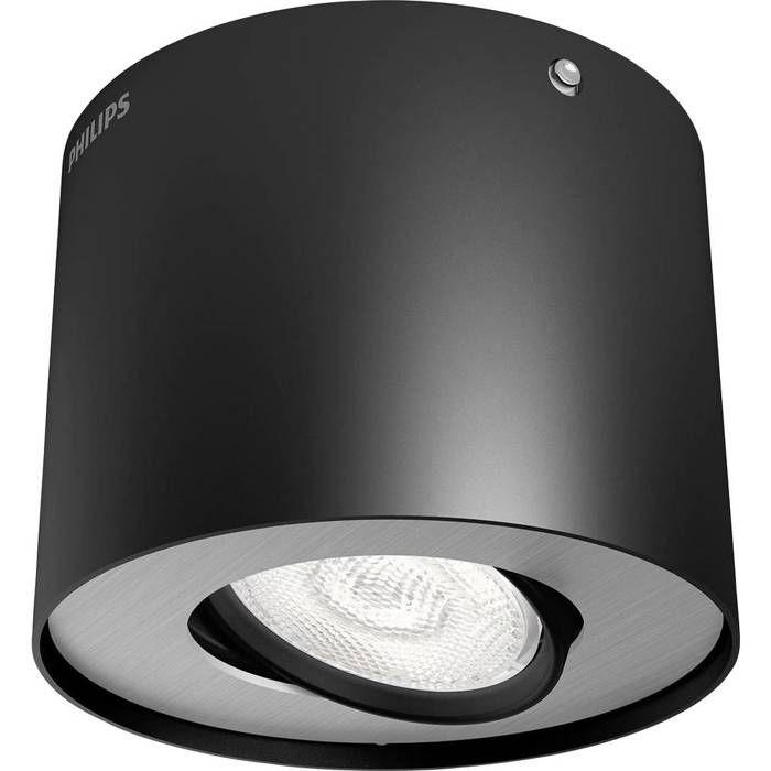 Eclairage séjour Phase LED D10 cm - Noir