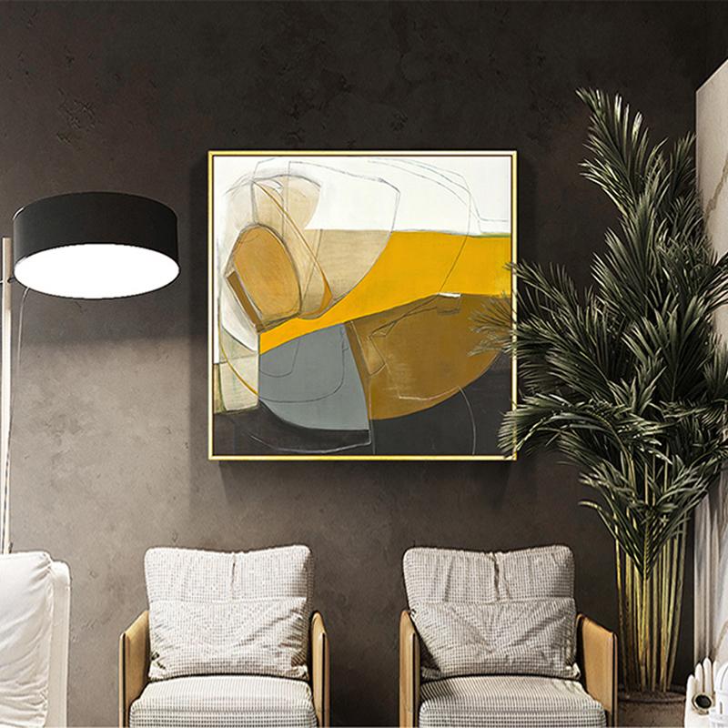 Nordisk abstrakt dekoration Bild Canvas Konst Väggmålningar Moderna affischer och tryck Väggdekorativa bilder för vardagsrummet