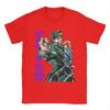 T-shirt Grafiche Stampate Anime JOJO's Bizarre Adventure per Uomo Donna Jutaro kujo 100% Cotone T-Shirt Abbigliamento