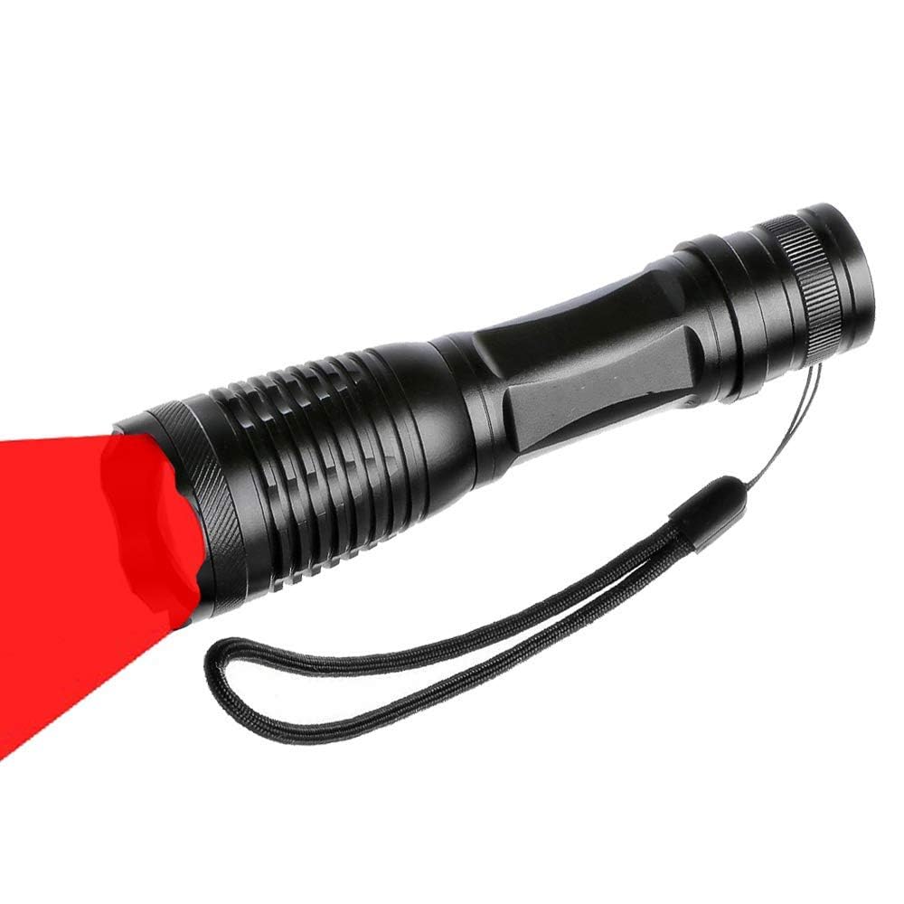 Red Light, Red Light Flashlight Super Bright Red LED Light