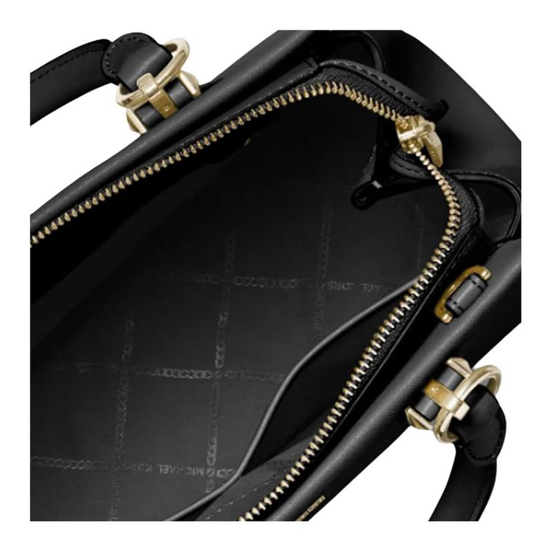 Michael Kors MARILYN Brand Classic Logo Cow Leather Handbag Medium Women's Black