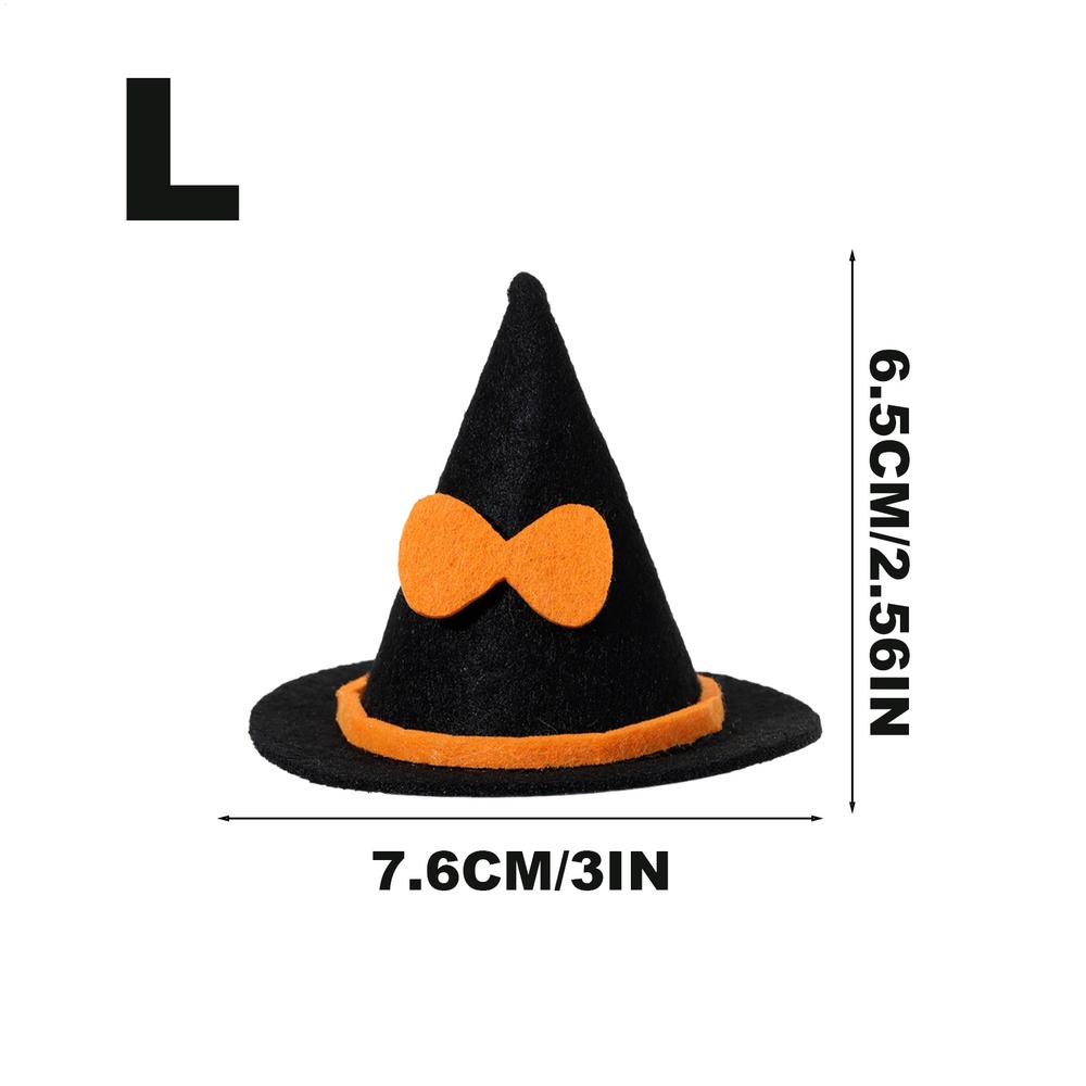 3pcs Mini Witch Hat Art Project Halloween Decorations For Living Room Bedside Bookshelf Child Photo Prop Home Decor DIY Crafts