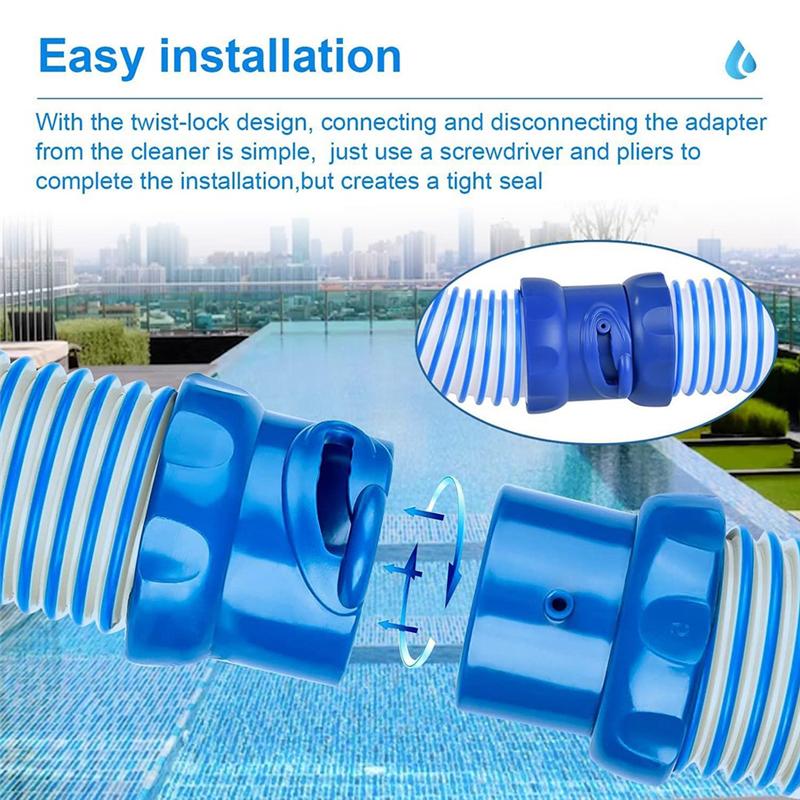 A25F-Replacement Parts For Zodiac Mx6 Mx8, R0527700 Pool Cleaner Hose- 5 Pcs Vacuum Twist Lock Hose Kit