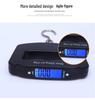 50kg Portable Electronic Handheld Backlit Scale for Luggage, Fishing, or Household Use