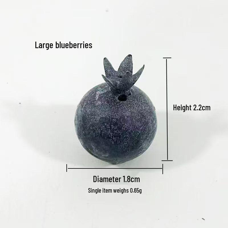 Blueberry Foam Model Fake Fruit & Vegetable Props for Photography Displays & Fresh Fruit Toys