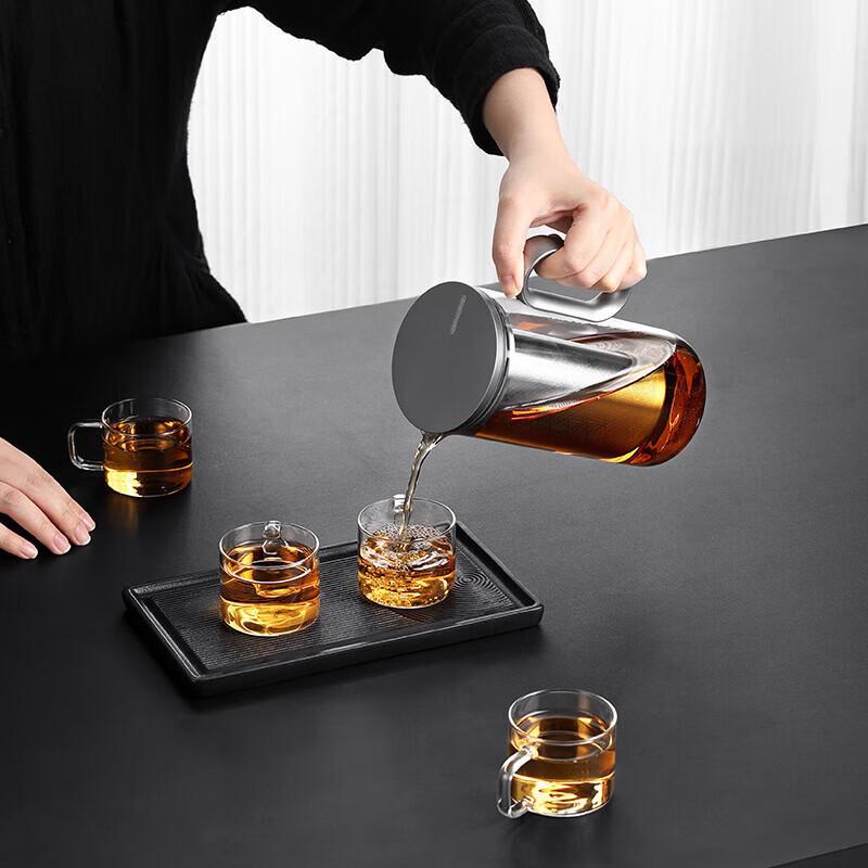SAMADOYO Glass Teapot with Magnetic Lid & Filter
