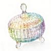 26oz Glass   Dish with Lid Decorative Glass Jar Jewelry Box Wedding Et  S Container for Snacks