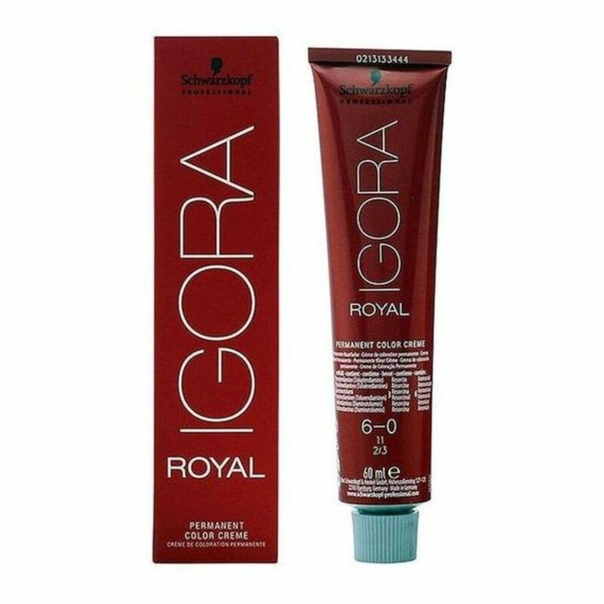 

Перманентный краситель Schwarzkopf Igora Royal № 6-0 (60 мл)