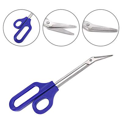 20cm(7.87'')Toe Nail Scissor Long Reach Easy Grip Pedicure Trim Chiropody Clipper Manicure Trimmer for Disabled Cutter