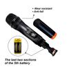 Wireless Microphone Handheld Micphone 2 Channels UHF Fixed Frequency Mic for Party Karaoke Professional Church Show Meeting