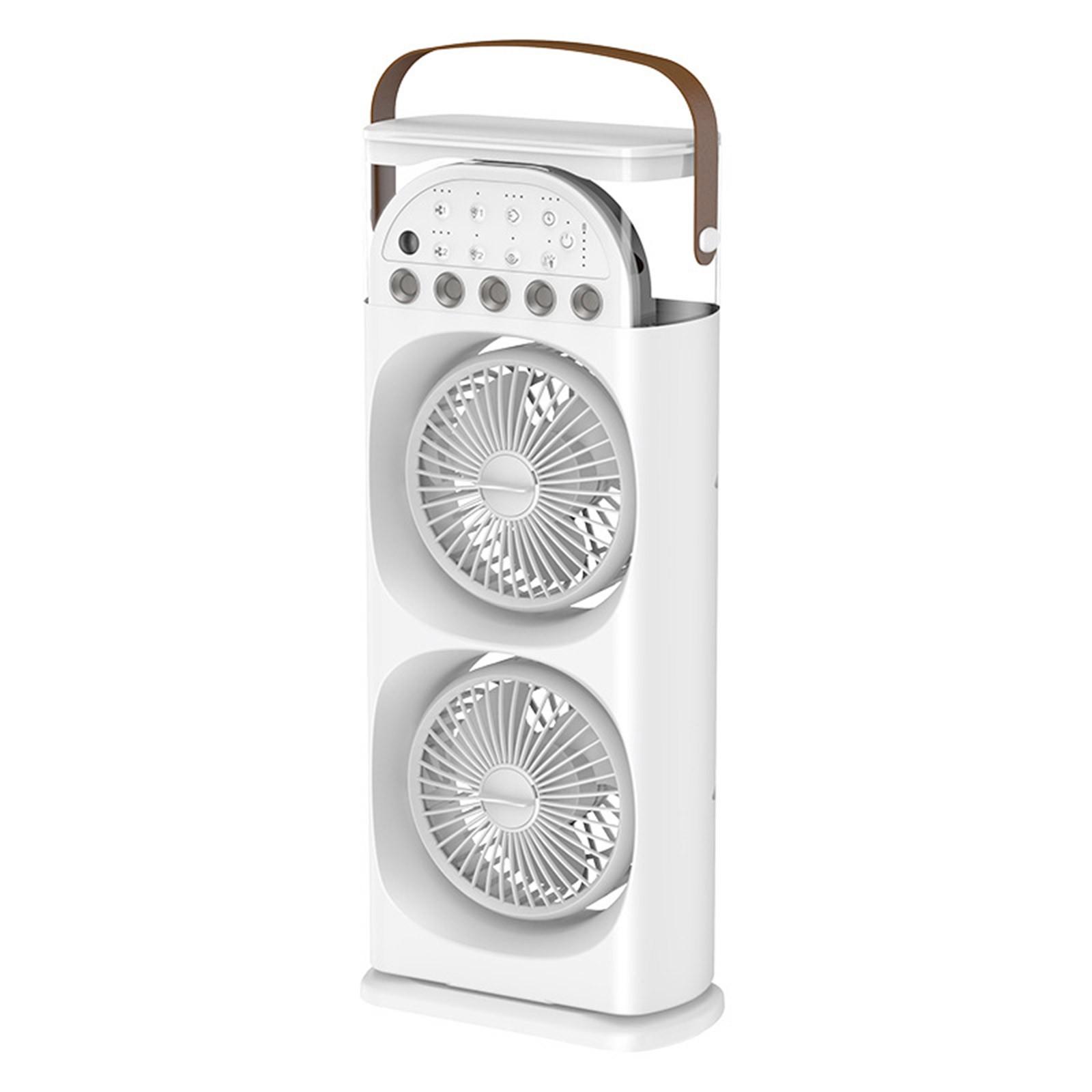 

Портативный вентилятор-кондиционер, испарительный охладитель, персональный USB-кондиционер с 3 скоростями обдува и 3-часовым таймером, портативный вентилятор-кондиционер для комнаты One Size