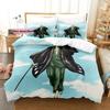 New Bleach Urahara Kisuke Bedding Set Duvet Cover Sheet Printed Bed Set Pillowcase Bed Full Queen King Size Comforter Bedroom