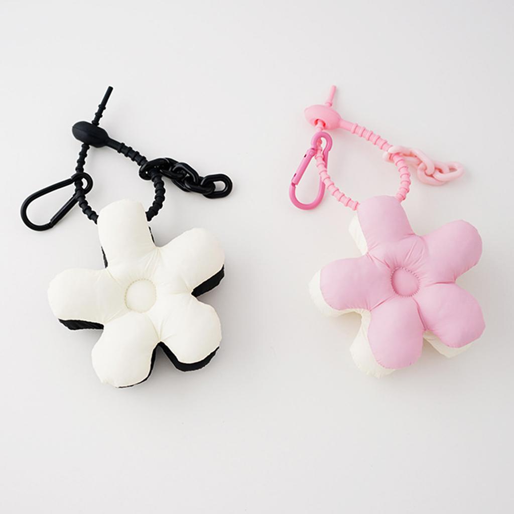 Color Matching Flower Keyring Car Keychain Personalized Bag Pendant Couple Gift