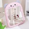 Cartoon Dressing Mirror Makeup Mirror Thick Folding Flip Student Portable Compact Makeup Mirror Table Desktop Mirror