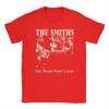 T-shirt Unisex The Smiths Crazy Cotone T-shirt Manica Corta T-shirt Girocollo Abbigliamento Taglie Forti